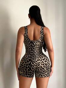 SHEIN SXY 女款夏季休閒純色無袖連身褲 - 彩色 - 查看 10