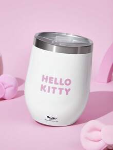 HELLO KITTY AND FRIENDS | SHEIN 360ml/12oz 不鏽鋼保溫杯，防漏杯蓋，適用熱飲/冷飲，適合大多數杯架，送禮首選 - 白色 - 查看 3