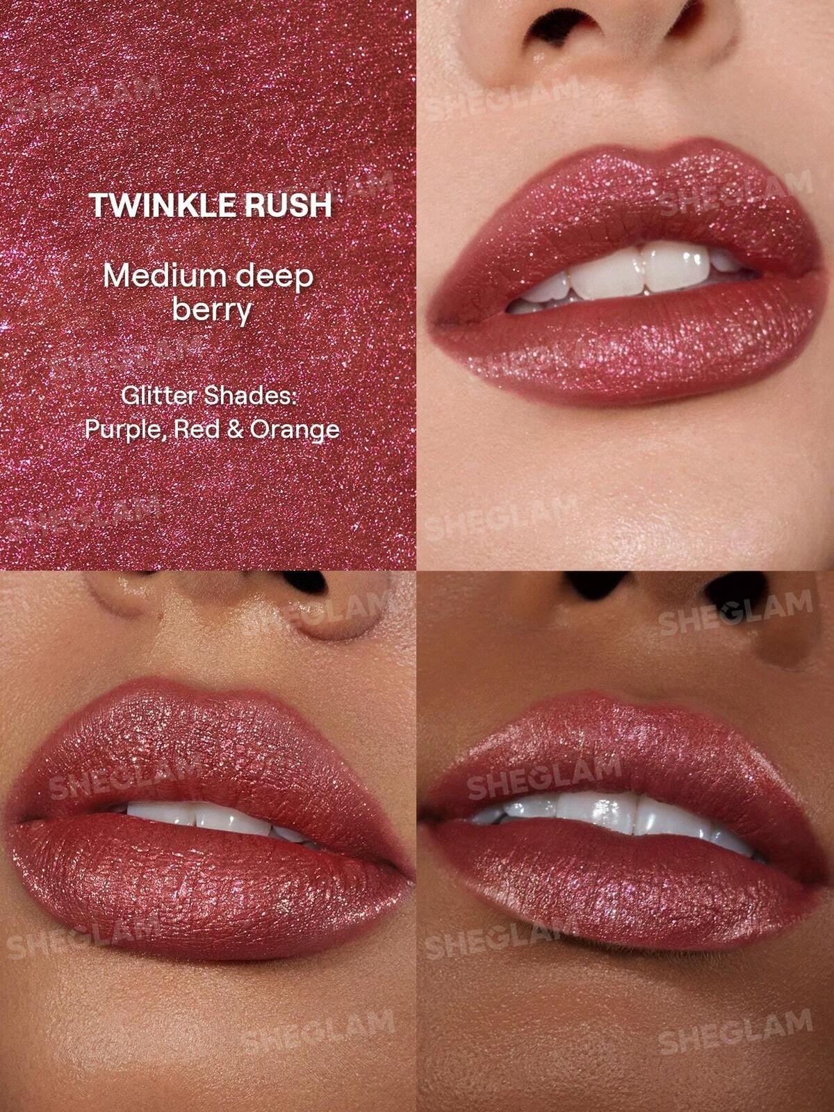 Stardust Swipe Glitter Liquid Lipstick-417 Twinkle Rush