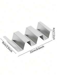 Haus Hana Stainless Steel Tower Support Bracket, Each Bracket Can Accommodate Up To 3 Towers, Keeping The Shell Upright - Oven, Grill - Silver - View 9