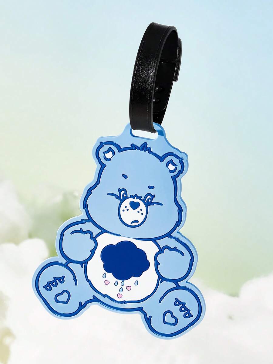 SHEIN X Care Bears Love Bear Full Body PVC Luggage Tag - Blue - View 1