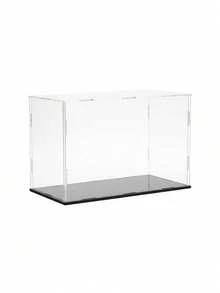 Transparent Acrylic Display Boxes, Available In 11 Sizes, Diy Assembly, Suitable For Displaying Models, Building Blocks, Crafts, And Souvenirs, And Providing Dust Protection. - 5mm Black PVC Base - View 13