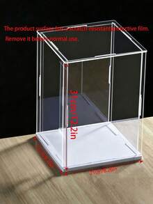 Collectible Display Box, Assembleable Transparent Acrylic Box, Alternative To Glass Display Box, Suitable For Displaying Figurines, Home Storage, And Organizing Toys - Multicolor - View 8