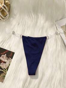 Divavoom 女款純色腰環連接式丁字褲 2件組 - 彩色 - 查看 4