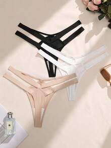 Snug Zone 女款純色腰部鏤空內褲 3入組 - 彩色 - 查看 2