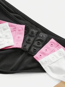 SHEIN BASICS 3件組女款無袖圓領純色修身針織連身衣 夏季居家休閒基本款 白色、淺粉色、黑色 - 粉色 - 查看 7