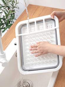 Foldable Bowl Rack, Storage Rack, Sink, Foldable Dishwashing Basin, For Placing Bowls, Chopsticks, Plates, Storage Of Bowls, Chopsticks, Plates, Folding Drip Rack - Multi-size - View 6