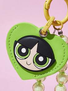 THE POWERPUFF GIRLS X SHEIN PVC鑰匙保護套 - 綠色 - 查看 5