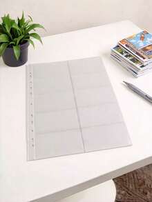 10 PCS A4 Size Korean Photo Card Binder Pages Multi Pocket Design Acid Free PP Material For Kpop Album Refill Scrapbooking Journal Supplies Now - Transparent - View 21