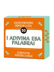 MINKOJA Premium Spanish Edition Word Association Deck - Interactive Tabletop Leisure Activity For Summer Gatherings & 4th Of July Parties - Multicolor - View 9