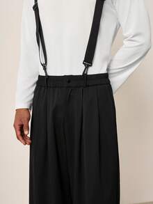 TOKVUE Men's Fashion Versatile Commuter Overalls - Black - View 5