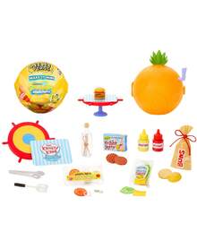MGA Entertainment 1 قطعة كبسولة غامضة من MGA's Miniverse Make It Mini SponBob SquarePats بأسلوب عشوائي، مشهد برجر Krabby Patty مصغر DIY بأسلوب عشوائي، مجموعة حرفية مصغرة، ديكور قابل للجمع للعرض على المكتب والرف - متعدد الألوان - مشاهدة 2