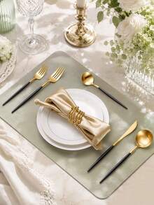 30pcs/Set Stainless Steel Cutlery Set With Box, Portuguese Forks & Spoons, Western Style Flatware Set Suitable For Home, Kitchen, Restaurant, Hotel, Wedding, Random Color Gift Box,School Supplies - Multicolor - View 2