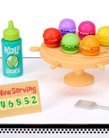MGA Entertainment 1 قطعة كبسولة غامضة من MGA's Miniverse Make It Mini SponBob SquarePats بأسلوب عشوائي، مشهد برجر Krabby Patty مصغر DIY بأسلوب عشوائي، مجموعة حرفية مصغرة، ديكور قابل للجمع للعرض على المكتب والرف - متعدد الألوان - مشاهدة 6