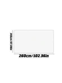 1pc Elegant Satin Rectangular Tablecloth – Smooth Polyester Table Cover For Wedding, Anniversary, Party, Holiday Decor - Multicolor - View 3