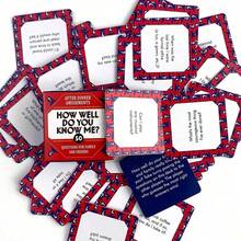 MINKOJA "How Well Do You Know Me?" Mini Trivia Card Game – 50 Fun Questions For Family & Friends, Engaging Social Party Game, Perfect Travel-Friendly Icebreaker Gift - Multicolor - View 3