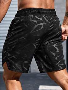 Gym Rark Pantalones cortos deportivos casuales y versátiles para hombres, para uso diario y viajes, con bolsillos - Negro - Ver 2