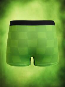 TEENAGE MUTANT NINJA TURTLES | SHEIN Tween Boy 3-Pack Digital Print Green Cute Adorable Boxer Briefs - Army Green - View 14