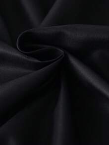 SHEIN 大童男孩字母與星星印花拼色長袖拉鍊連帽外套 - 黑色 - 查看 5