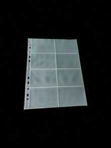 10 PCS A4 Size Korean Photo Card Binder Pages Multi Pocket Design Acid Free PP Material For Kpop Album Refill Scrapbooking Journal Supplies Now - Transparent - View 25