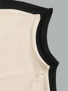 Sweetra Spring/Summer New Solid Color Stand Collar T-Shirt, Minimalist Versatile, Suitable For Commute And Daily Wear - Multicolor - View 3