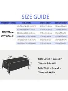 1pc Elegant Satin Rectangular Tablecloth – Smooth Polyester Table Cover For Wedding, Anniversary, Party, Holiday Decor - Multicolor - View 5