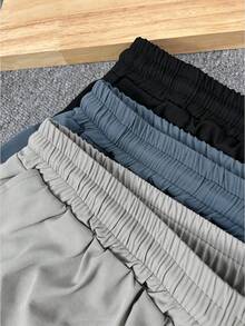 Manfinity Dauomo Men's Plus Size Cargo Shorts 3 Pieces - Multicolor - View 5