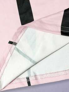 EMERY ROSE Top sin mangas con rayas de contraste para mujer talla grande - Multicolor - Ver 3