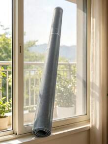 Malla gris para ventanas con alta transmitancia de luz, malla invisible contra insectos adecuada para balcón y jardín, se puede cortar libremente DIY - A - Ver 2