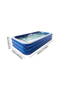 Three-Layer Thick PVC Inflatable Swimming Pool Foldable Portable, Courtyard Camping Play Water, Multi-Size Outdoor Party Holiday Gift Children's Home Swimming Pool - Glacier Secret Realm - View 8