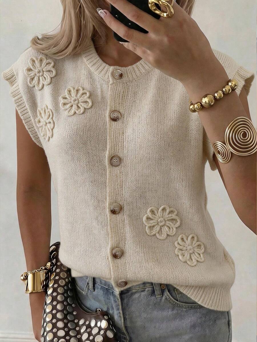 SHEIN LUNE Elegant Cute Round Neck Dolman Sleeve Summer Women's Thin ...