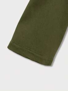 Linhara CURVE Plus Size Women's Woven Elegant Autumn Trousers And Dress Fall - Green - View 5