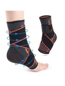 1 Outdoor Fitness, Running, Hiking, Cycling, Soccer, Dance, Yoga, Exercise, Compression Protection, Breathable Foot Cover, Ankle Strap - Multicolor - View 4
