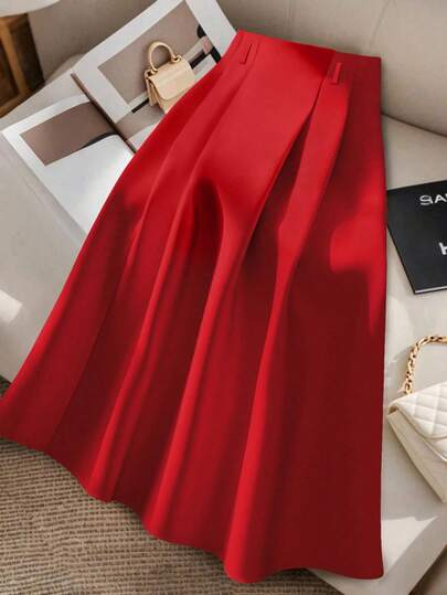 GlowEve CURVE Plus Size Elegant Commuter Chic Slimming Skirt