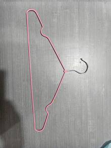 10/20 Piece Set, Non-Slip Metal Hangers, Adult Clothing Track, Nordic Style Hangers - Pink - View 10