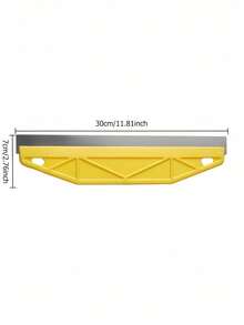 Duty Metal Plastic Paint Shield, Wall Painting Edger Tool With Handle & Edge Design, Yellow Paint Guard For Precise Edge Trimming & Wallpaper Cutting, Home & Commercial Use - multicolor - View 3