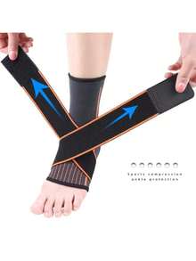 1 Outdoor Fitness, Running, Hiking, Cycling, Soccer, Dance, Yoga, Exercise, Compression Protection, Breathable Foot Cover, Ankle Strap - Multicolor - View 7
