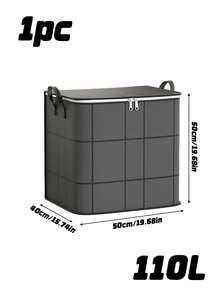1/5Pcs Large Window Grid Moving Storage Bags – Heavy Duty Thickened Tote With Reinforced Handles, 3 Sizes For Clothes Bedding Packing, Durable Storage Solution For Moving, Dorm, Travel - Multicolor - View 13