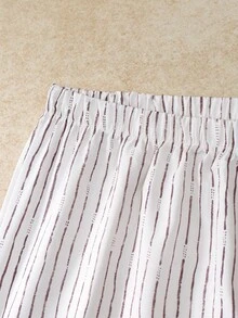 EverLounge Men's Winter Casual Funny Cute Striped Alro Pants Concert Black And White - Multicolor - View 5