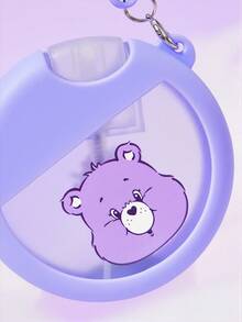 SHEIN X Care Bears 25ml/0.87oz 可愛熊便攜噴霧瓶，可補充酒精洗手液瓶，配備矽膠保護套，附掛繩，柔軟矽膠材質，迷你卡片噴霧瓶，化妝品旅行分裝瓶，按壓式噴嘴 - 彩色 - 查看 9