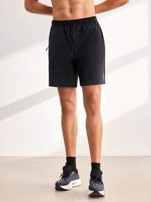Driftmere Men's Summer Casual Outdoor Sports Running Workout Quick-Dry Top And Shorts Set Black - Black - View 6