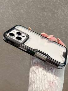 軍規防震硬 PC 1件裝 3合1 透明防摔手機殼，適用 iPhone 17 Air 16 15 14 13 12 11 Pro Max，禮品首選 - 黑色 - 查看 5
