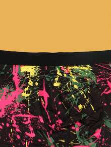 Notgurli 1 Pieces Men'S Comfortable Breathable Sports Long Underwear - Unique Printed Pattern, Soft Solid Col - Multicolor - View 3
