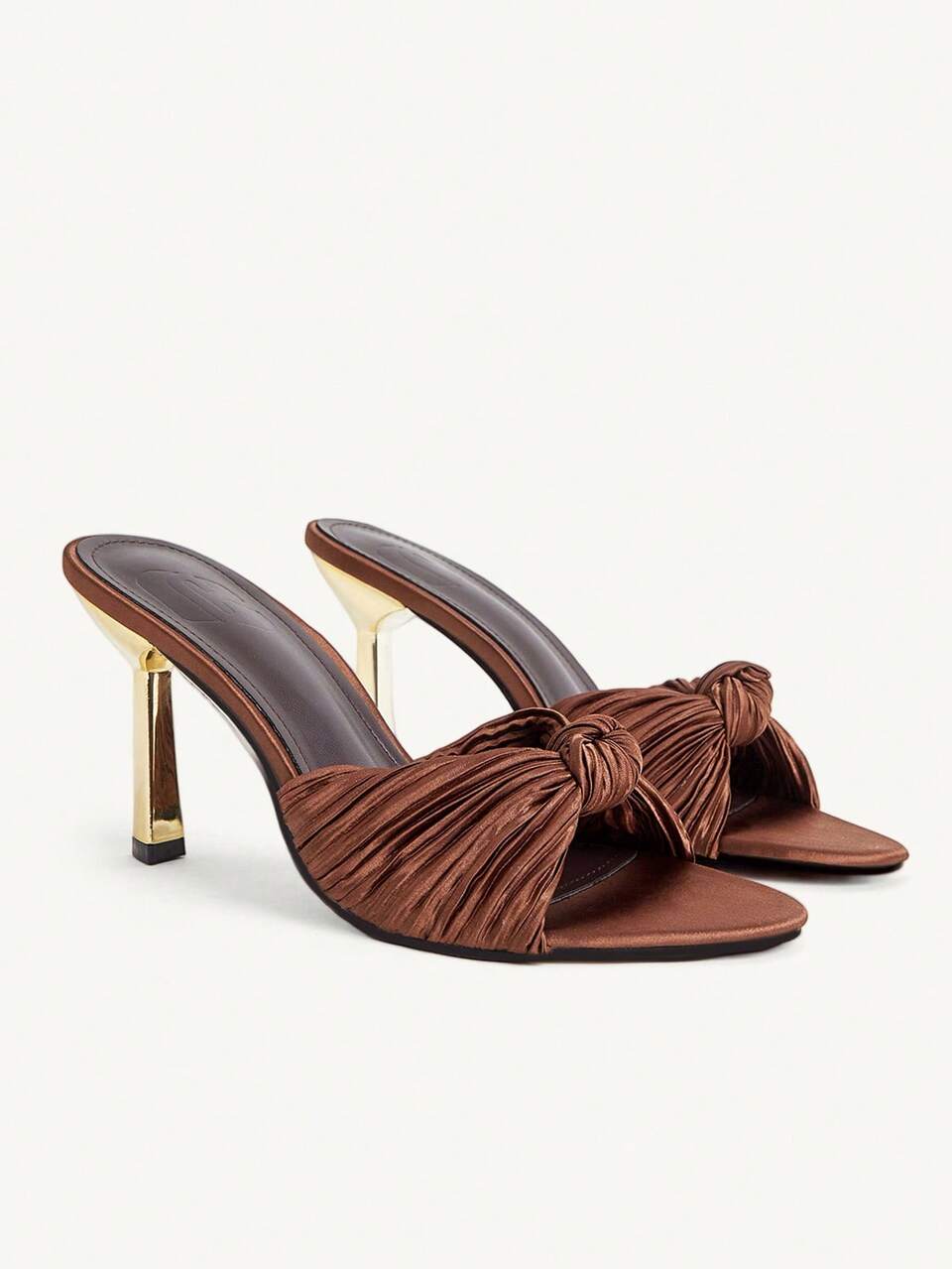 CUCCOO CHICEST Women's Shoes Fashion Banquet Party Round Toe Open-Toed High-Heeled Sandals Women's Elegant And Comfortable Versatile Thin-Heeled Sandals
