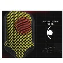 Perseus IV BEN JOHNS Pro Player Edition 16mm T700 Gen4 Propulsion Core Frosted Carbon Fiber Pickleball Paddle - Black - View 9