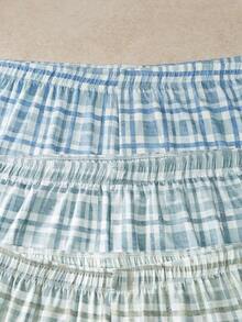 EverLounge Men's Lounge Shorts 3 Packs Vintage Plaid Print Loose Sleep Boxers Set - Multicolor - View 5
