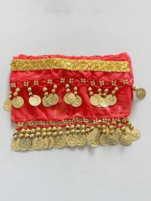 PETSIN 1PC Shiny Sequin Pet Waist Chain Decor, Cute Hip Dance Ornament For Corgi Dogs - Multicolor - View 7