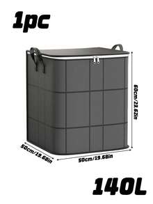 1/5Pcs Large Window Grid Moving Storage Bags – Heavy Duty Thickened Tote With Reinforced Handles, 3 Sizes For Clothes Bedding Packing, Durable Storage Solution For Moving, Dorm, Travel - Multicolor - View 11