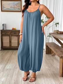 Weeklong Mono casual texturizado holgado con fruncido para otoño - Azul - Ver 6