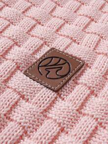Manfinity Homme Men's Casual Versatile Solid Color Sweater, Autumn/Winter - Pink - View 8
